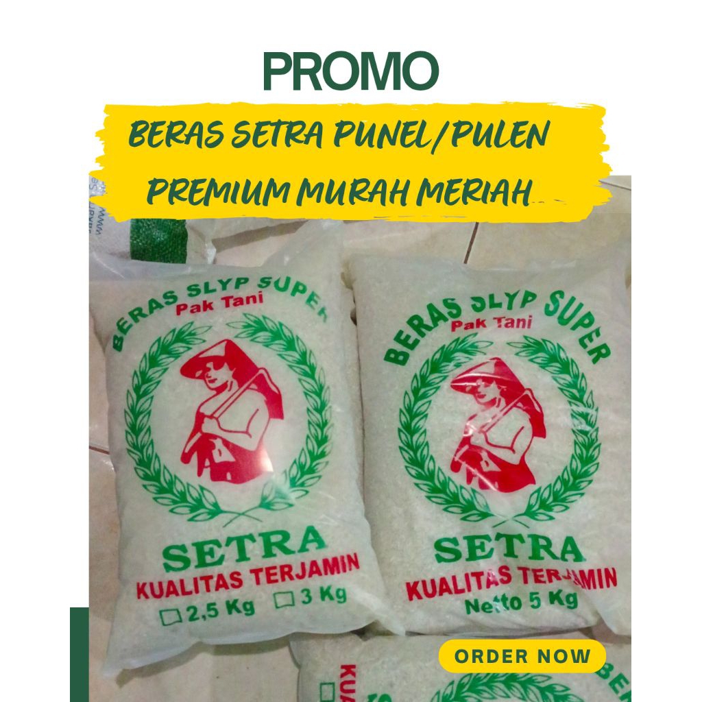 

TERLARIS !!LANGSUNG KIRIM|Beras premium lokal alami tanpa poles 5kgmurah meriah|promo beras enak pulen termurah
