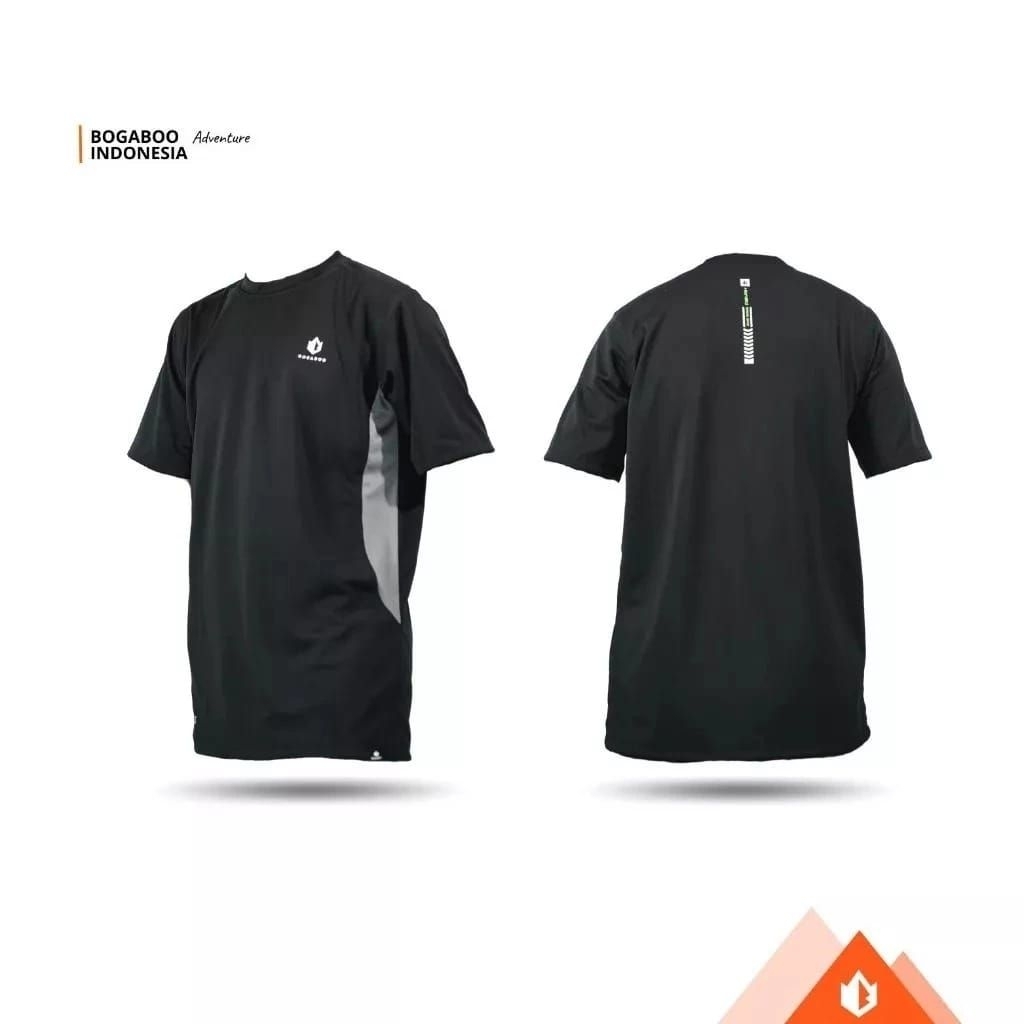 Bogaboo reyah - Baselayer Sports Lengan Pendek - Baju Olahraga Outdoor Hiking Gunung - Baselayer