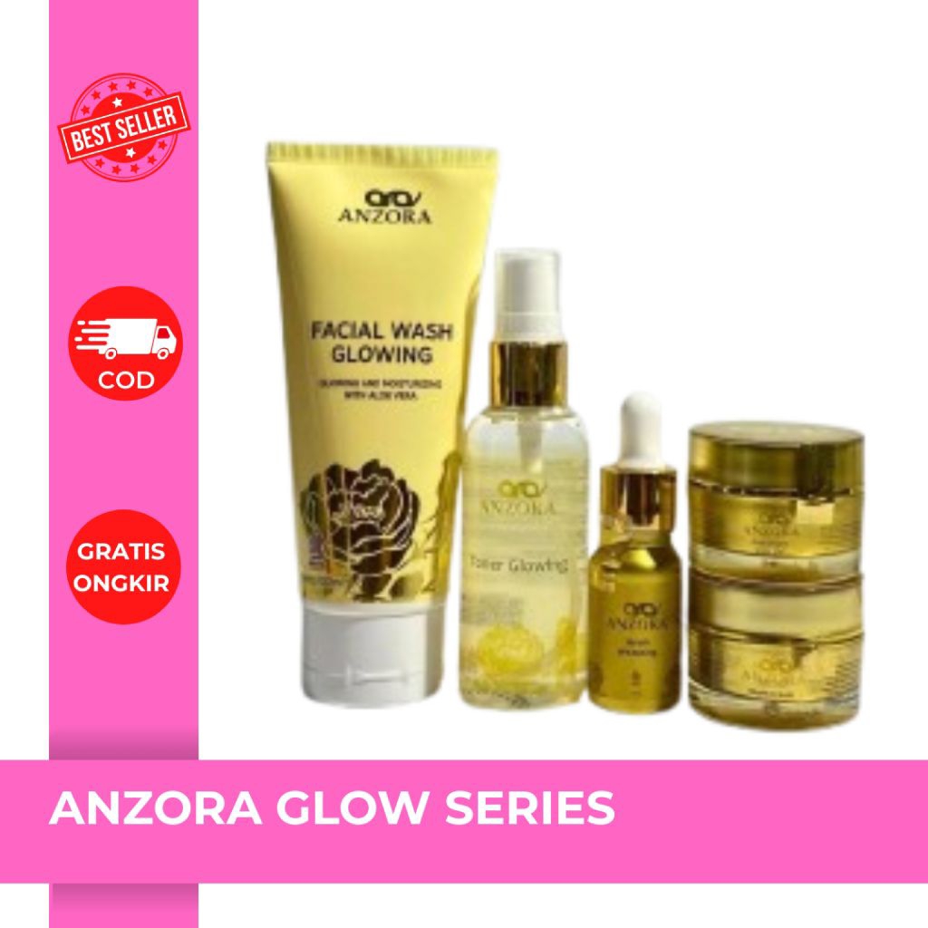 ANZORA SKINCARE PAKET GLOW KLINIK