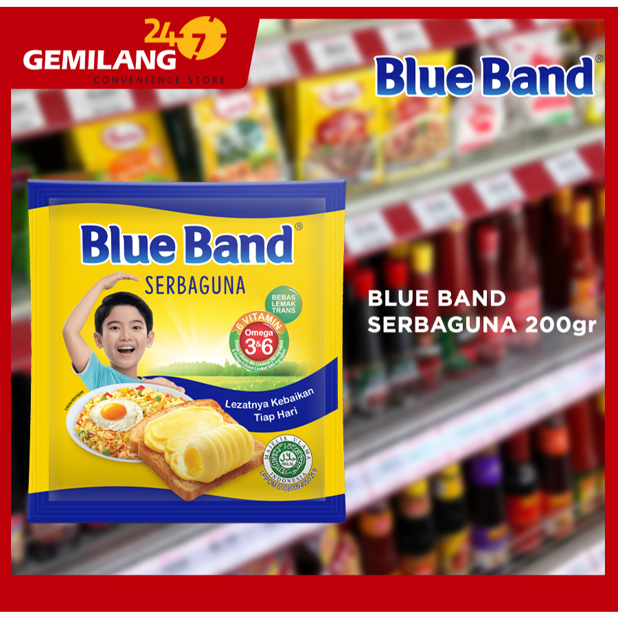 

BLUE BAND SERBAGUNA & ROSE BRAND MARGARIN SERBAGUNA 200gr