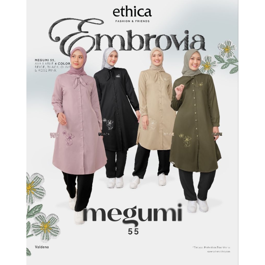 Ethica | Tunik Megumi 55 - Model Tunik Terbaru Wanita