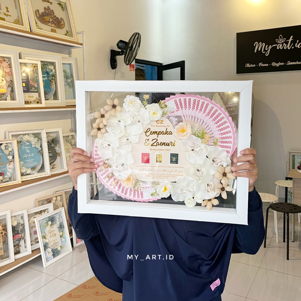 MAHAR PERNIKAHAN UANG MAHAR NIKAH AKRILIK TRANSPARAN