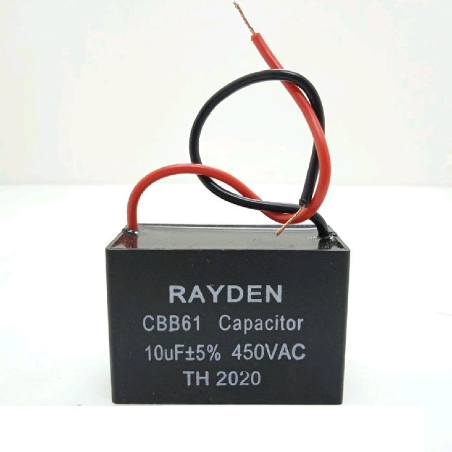 CAPASITOR KIPAS ANGIN 10 UF ukuran= 10uf +5% 450VAC - CBB61