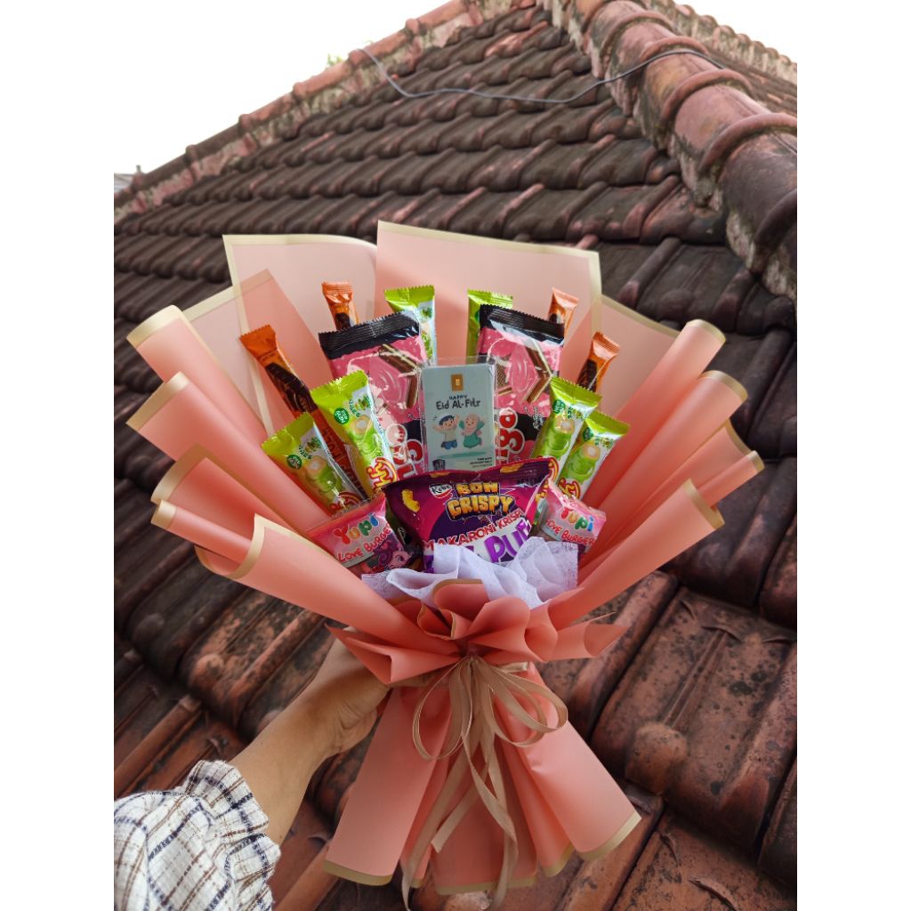 

COD buket Snack/ hadiah wisuda, perpisahan, ulang tahun dll