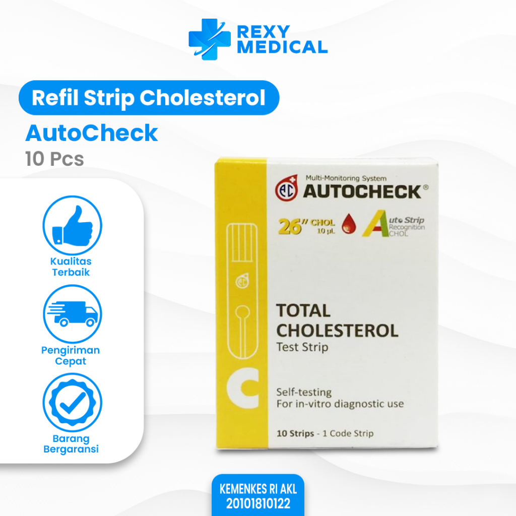 STRIP AUTOCHECK CHOLESTEROL KOLESTEROL AUTOCHECK REFILL KOLESTEROL
