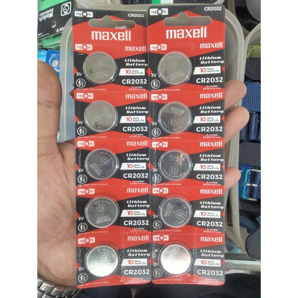 Baterai Batre Batery Maxell CR2032 CR 2032 Original