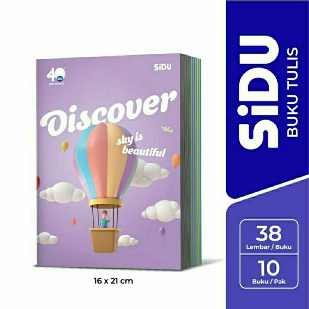 

BUKU TULIS SIDU 38 LEMBAR (1 PACK ISI 10 PCS)
