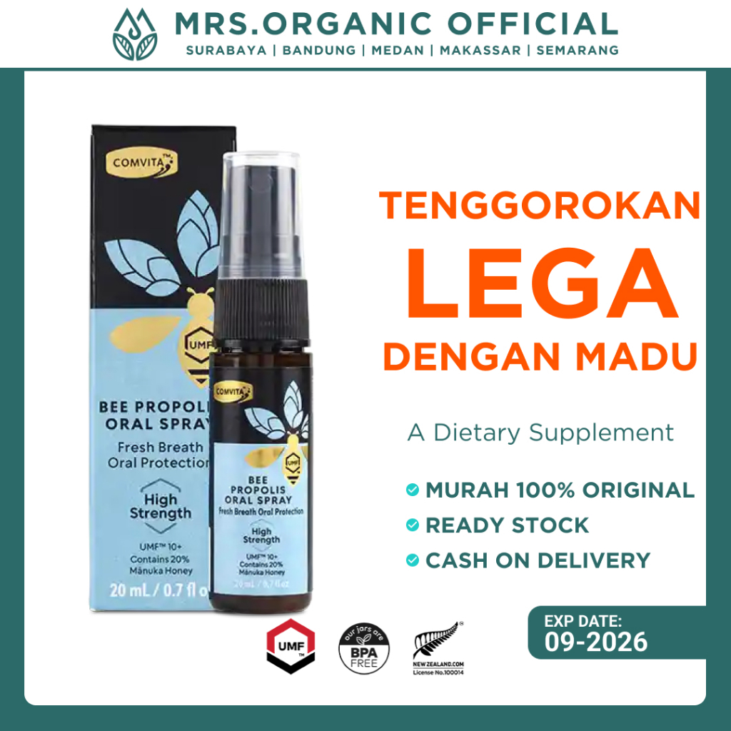 

Madu Comvita Propolis Oral Spray Extra Strength UMF 10+ 20 ml