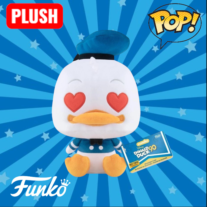 Funko Pop Plush Heart Eyes Donald Duck Donald 90th Anniversary