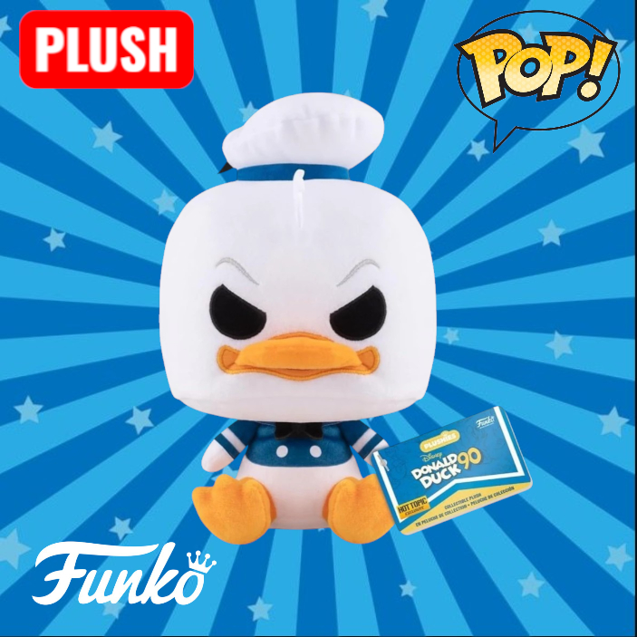 Funko Pop Plush Angry Donald Duck Donald 90th Anniversary