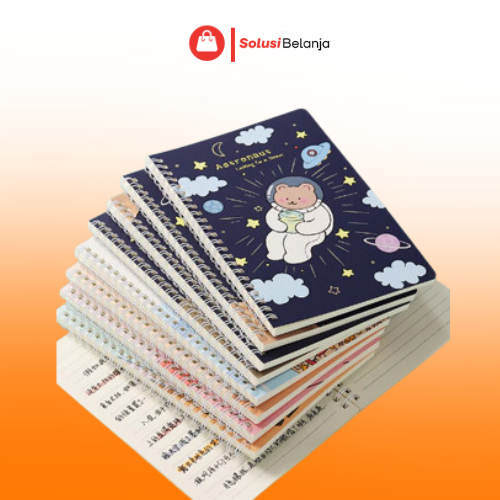 

Notebook Ring Motif Random A5 / Buku Tulis Sekolah Isi 60 Lembar / Buku Catatan / Buku Diary / Buku Tulis Random Y3435