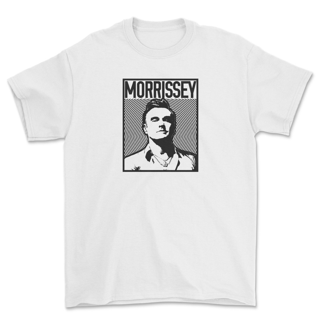 Baju Kaos Band Morrissey Unisex Pria Wanita NSA Cotton Premium