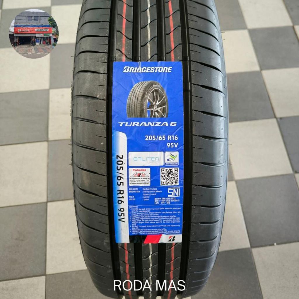 Ban Bridgestone Turanza 6 205/65 R16 (Ban Innova Reborn, Zenix)