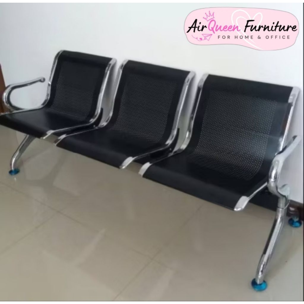 KURSI TUNGGU 3 DUDUKAN | KURSI TUNGGU BANDARA | RUMAH SAKIT | ANTRIAN | KURSI STAINLESS | KURSI DERE