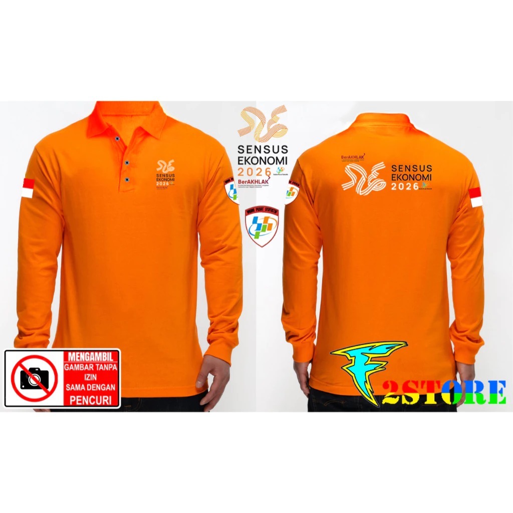 Kaos Baju Kerah Model Polo KEMENTRIAN LINGKUNGAN HIDUP REPUBLIK INDONESIA - Kaos Kementrian Lingkung