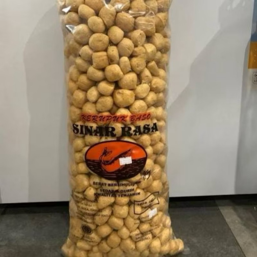 

KERUPUK BAKSO SR / KUKU MACAN / BASO AMPYANG 800gr (KERUPUK IKAN TENGGIRI)