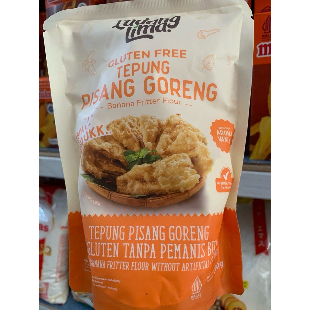 

Tepung pisang goreng ladang lima 200g