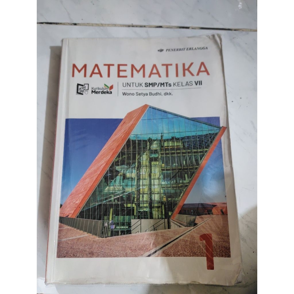 Buku Bekas Matematika SMP kelas 1/Kelas 7 Kurikulum Merdeka Original