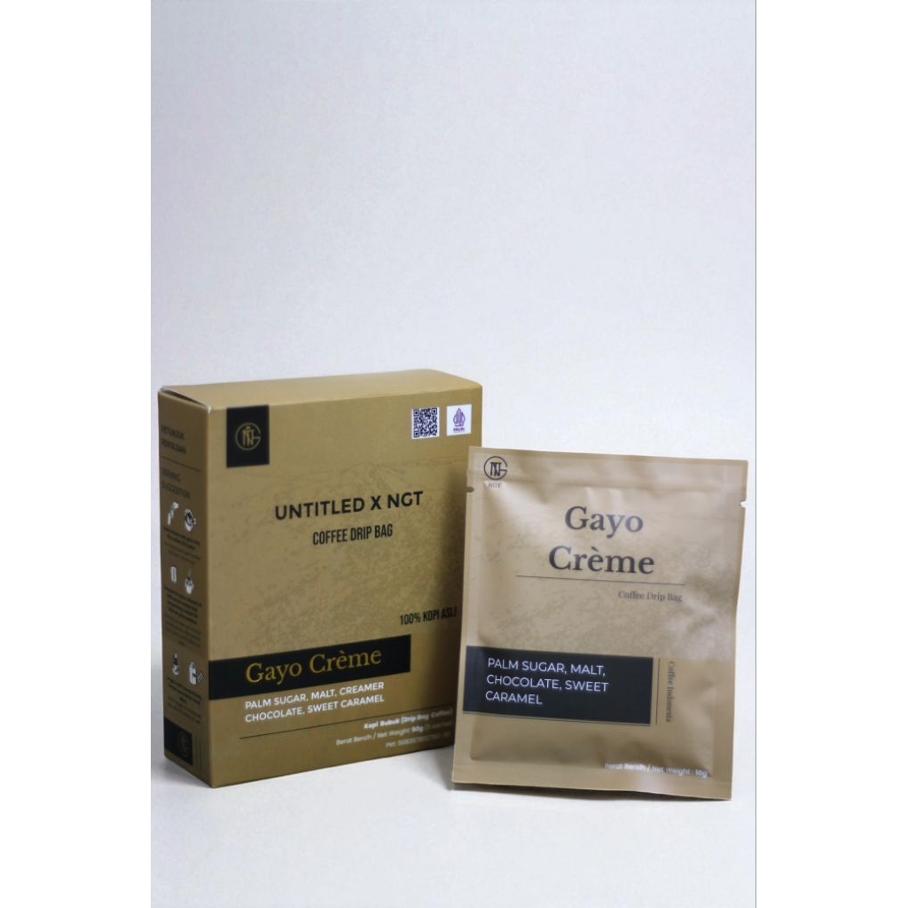 

Kopi Gayo Crème Drip Bag - Arabica Gayo + Creamer | Rasa Premium & Creamy