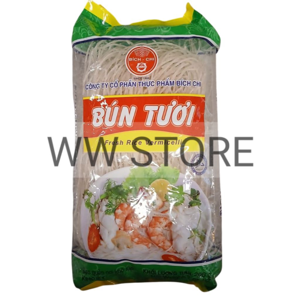 

Bihun Vietnam BICH - CHI DONG THAP Bun Tuoi FRESH RICE VERMICELLI 200g