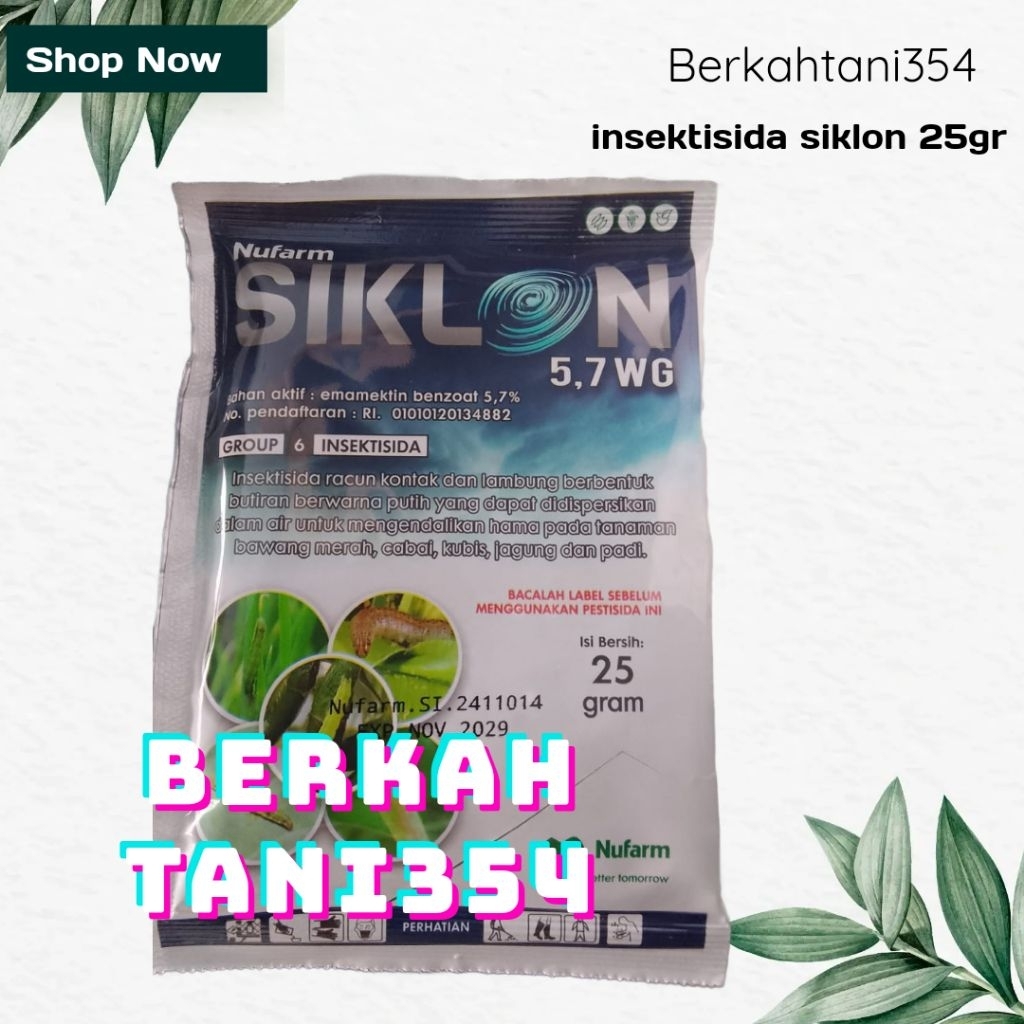 Insektisida siklon kontak lambung siklon insektisida 25gram insektisida siklon 25gram