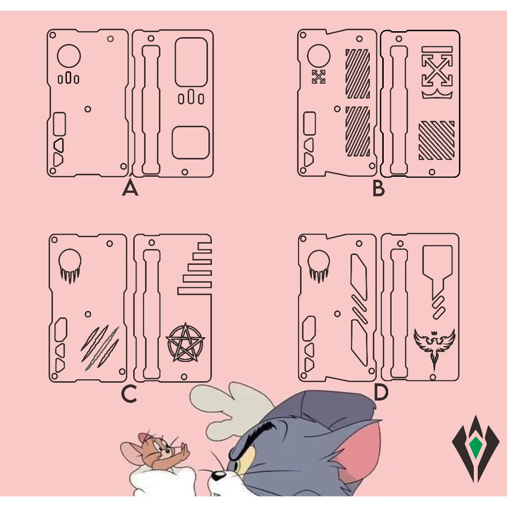 

Kartu unik pos mayday tag karakter tom jerry