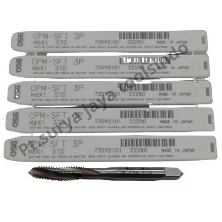 Tap Mesin OSG Asli M6 x 1 SP M6x1 Spiral Original Japan