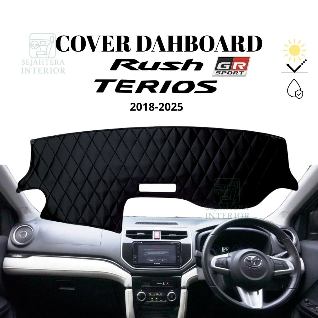 Cover Dashboard mobil Rush Terios 2018-2025 Alas Dashboard mobil pelindung dashboard