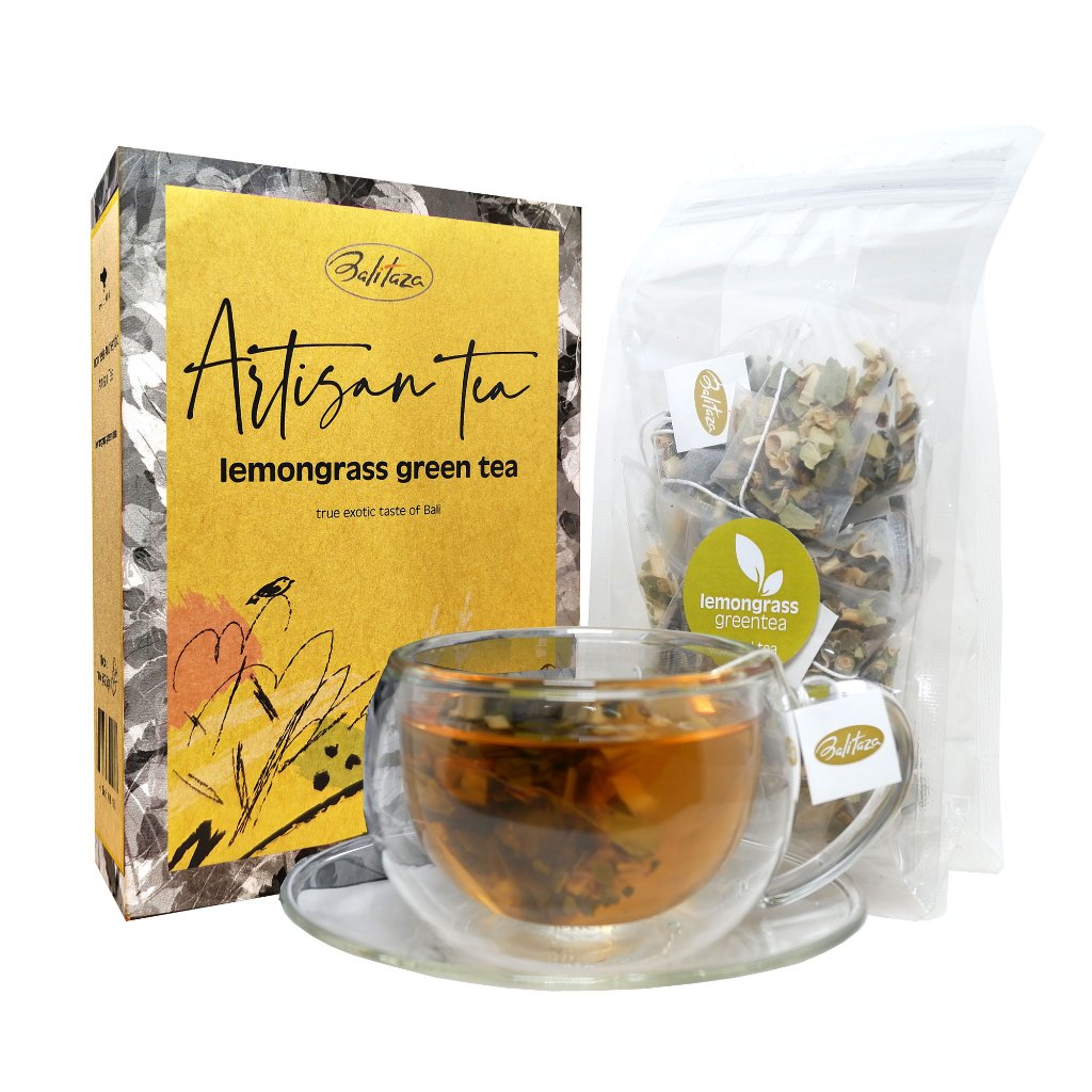 

Balitaza Lemongrass Green Tea 25gr (10 Tea bags) - Teh lemongrass - Teh Balitaza - Balitaza artisan tea