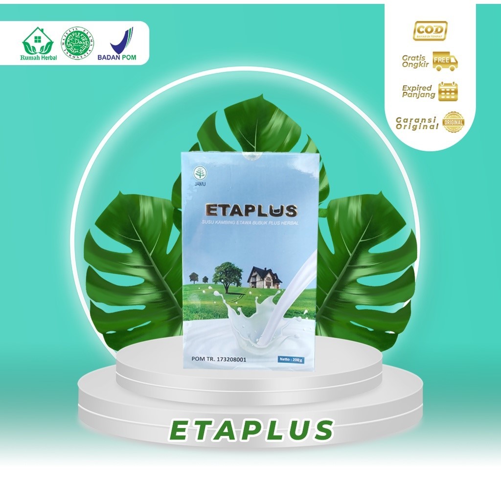 

ETAPLUS | SUSU KAMBING | ETAPLUS SUSU KAMBING ETAWA PLUS HERBAL + ETAPLUS ORIGINAL BPOM | SUSU KAMBING ETAWA | ASLI 100% | ORIGINAL | BPOM | ETAPLUS | PELANCAR ASI | OSTEOPOROSIS | ANAK