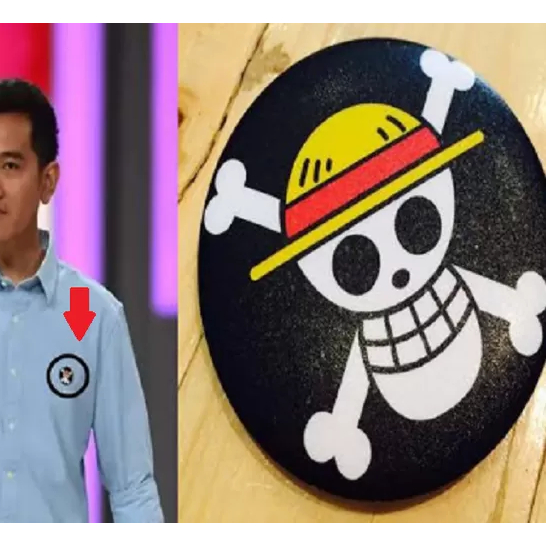 

Gantungan kunci pin one piece Jolly Roger