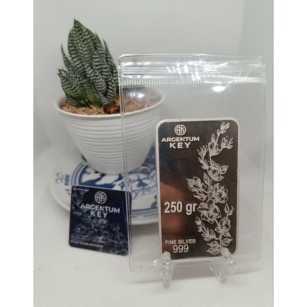 "Perak Murni Argentum Batangan Sertifikat Kadar 999.0% Logam Mulia Perak Batangan 1 Gram 5 Gram 10 G
