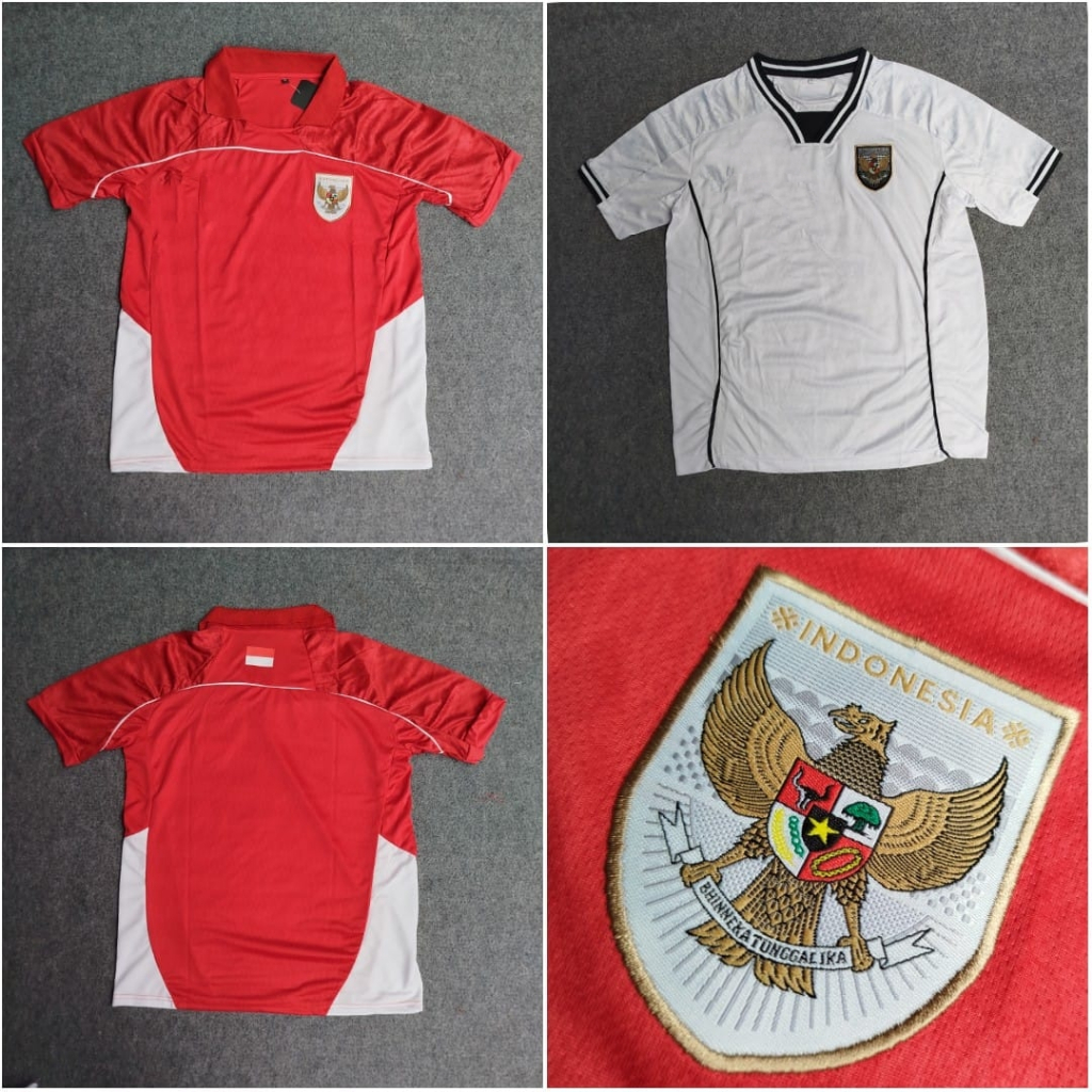 Jersey Timnas Indonesia 2025 Logo Bordir Baju Bola Timnas Indo Kaos Bola Indonesia Jersey Nobar Kaos
