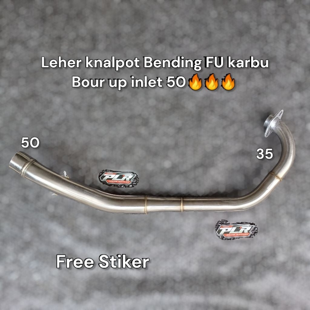 PIPA LEHER KNALPOT BENDING FU KARBU FU THAILAND INLET 50 FREE STIKER