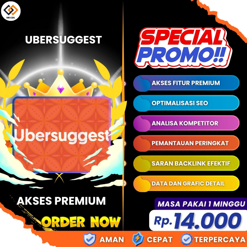 UBERSUGGEST : Platform Untuk Optimalisasi SEO, Analisa Kompetitor, Mencari Referensi Keyword