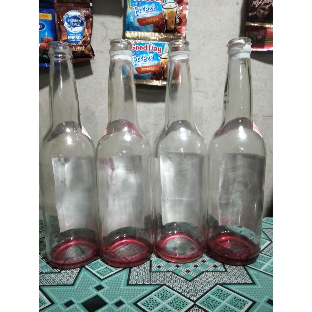 Botol bekas kaca sirup