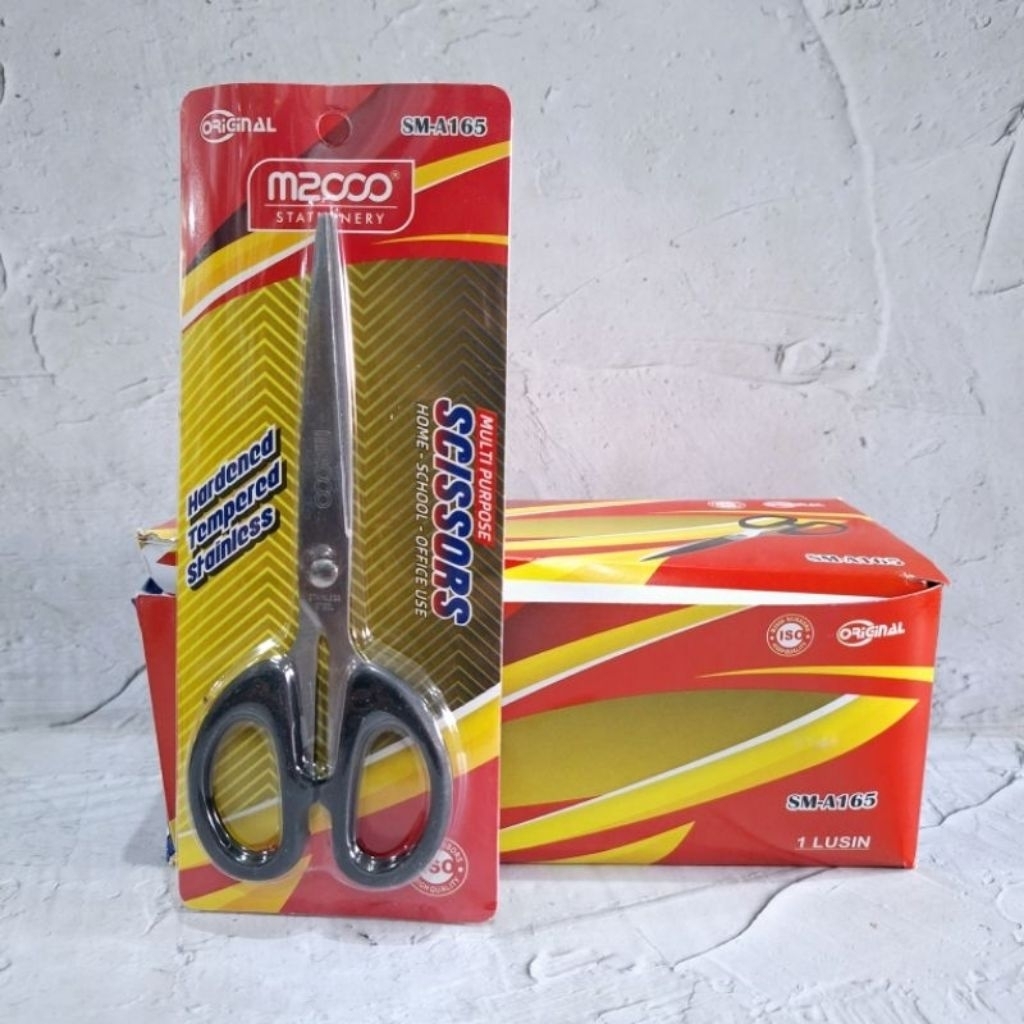 

( 1 box isi 12 pcs ) M2000 Gunting Stainless Sedang SM-A165