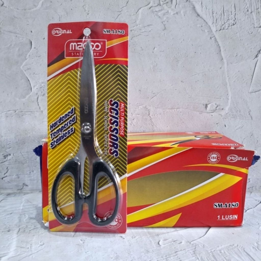 

( 1 box isi 12 pcs ) M2000 Gunting Stainless Besar SM-A180
