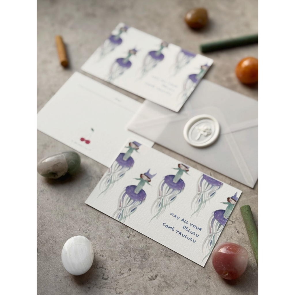 

Delulu Postcards by Rabbitooth