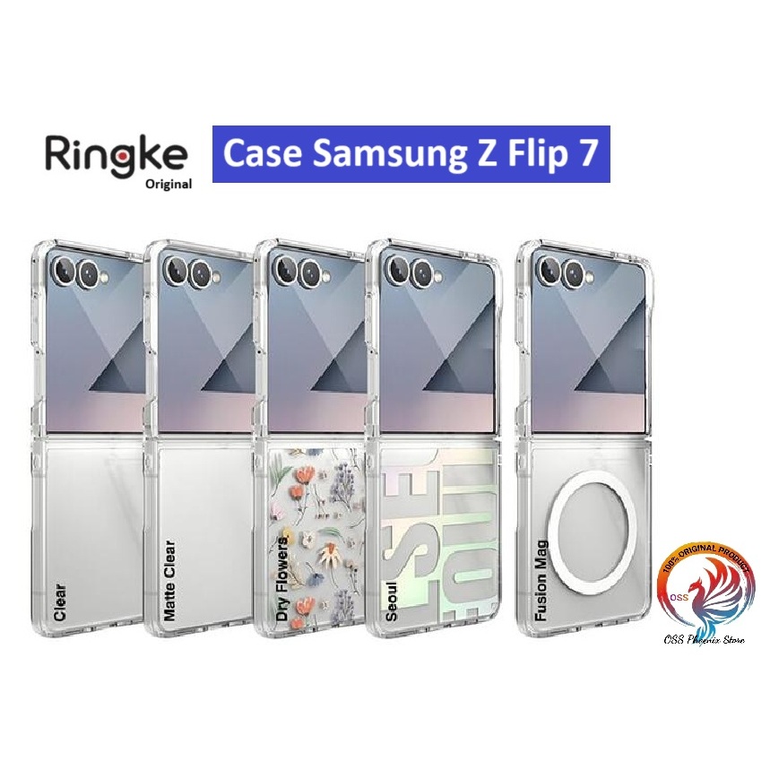 Case for Samsung Z Flip 7 Ringke Fusion Clear Magsafe Casing Flip 7