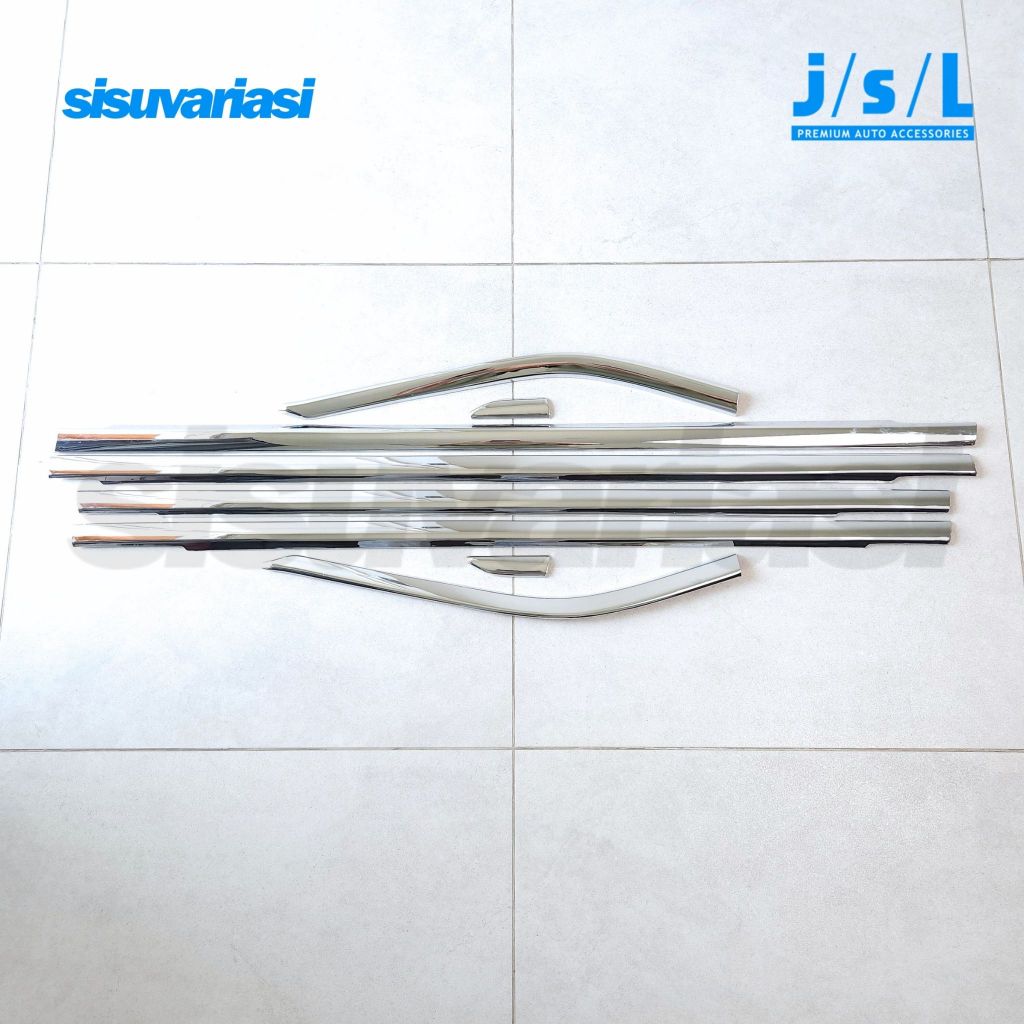 List Kaca Samping Livina 2019–2025 – Side Window Trim Chrome JSL / Aksesoris Eksterior Nissan Livina