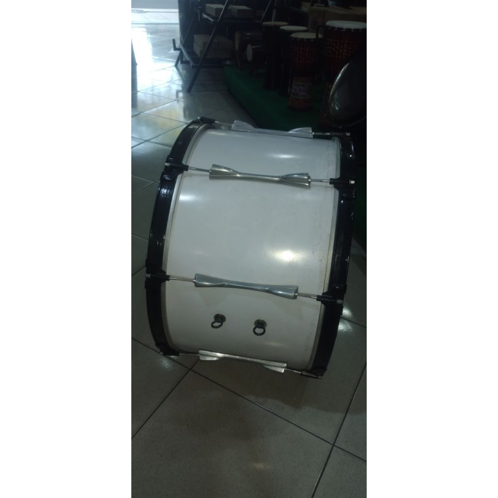 Bass drum ukuran 24” rolling +stik,harnes besi