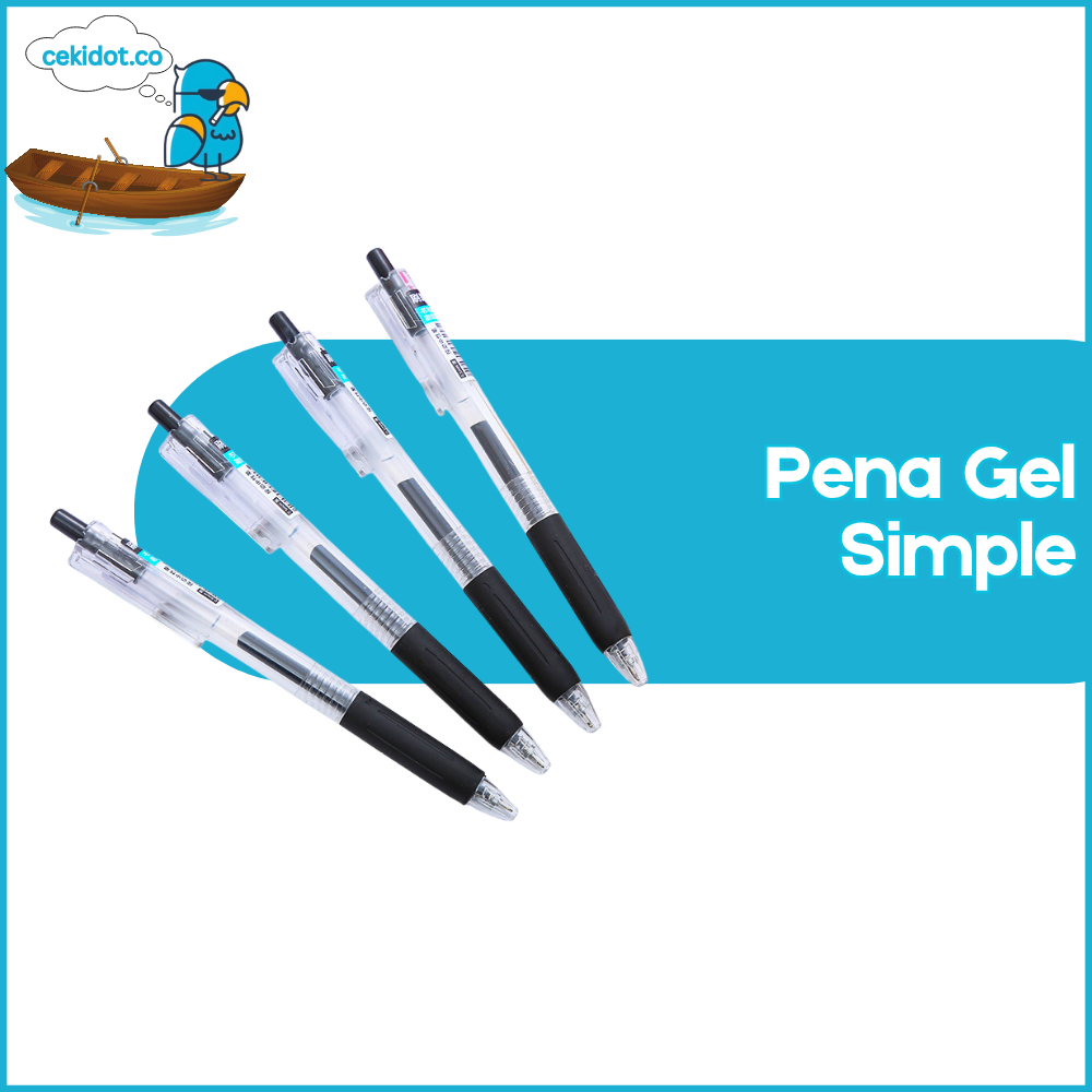 

Pena Gel Simple / Pena Polos Mechanical Stationary Alat Tulis Sekolah Kantor / Pulpen / Pena Mekanik Cetekan Y3439