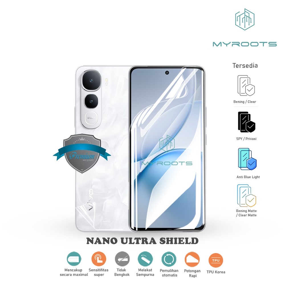 Myroots Antigores Nano Ultra Shield Vivo Y400 Y300 Y200I Y100I Y100T Y100 Y36 Y33T Y33S Y53S 4G 5G -