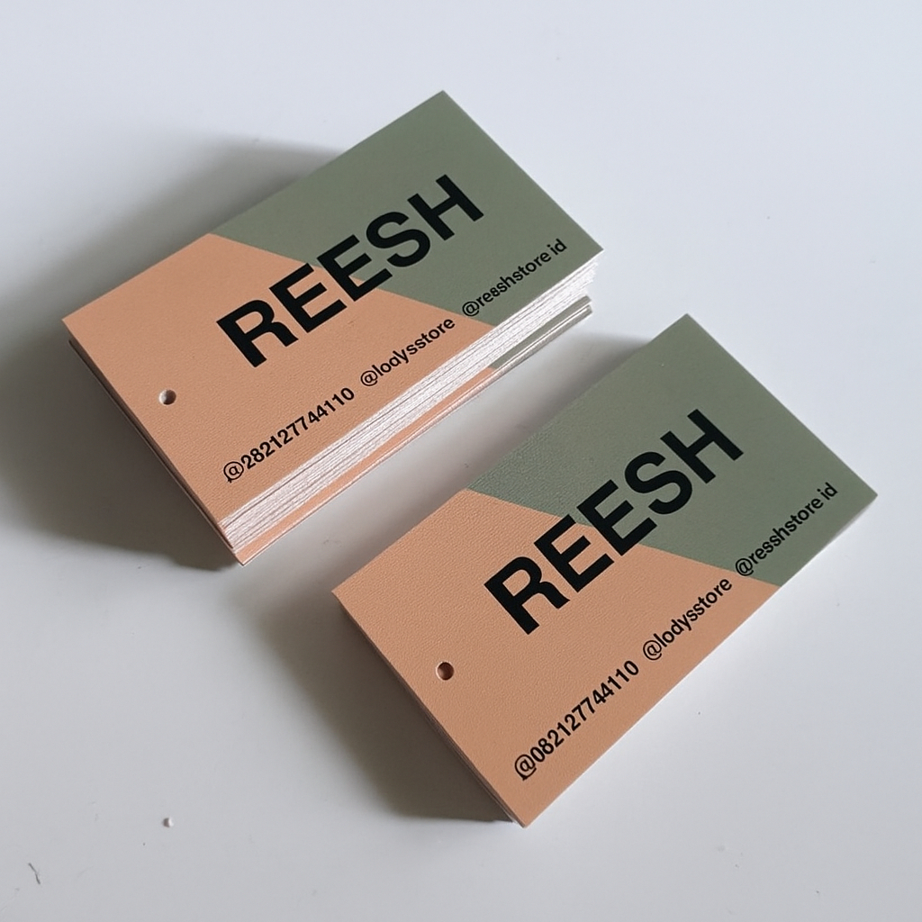 

Label TAG / HANGTAG/ Label Produk Custom ( 2 SISI) | FREE DESIGN EDIT