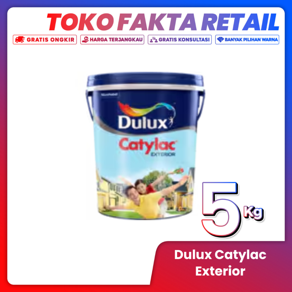 Dulux Catylac Exterior 5kg Cat Tembok Exterior Riquest Warna Tinting