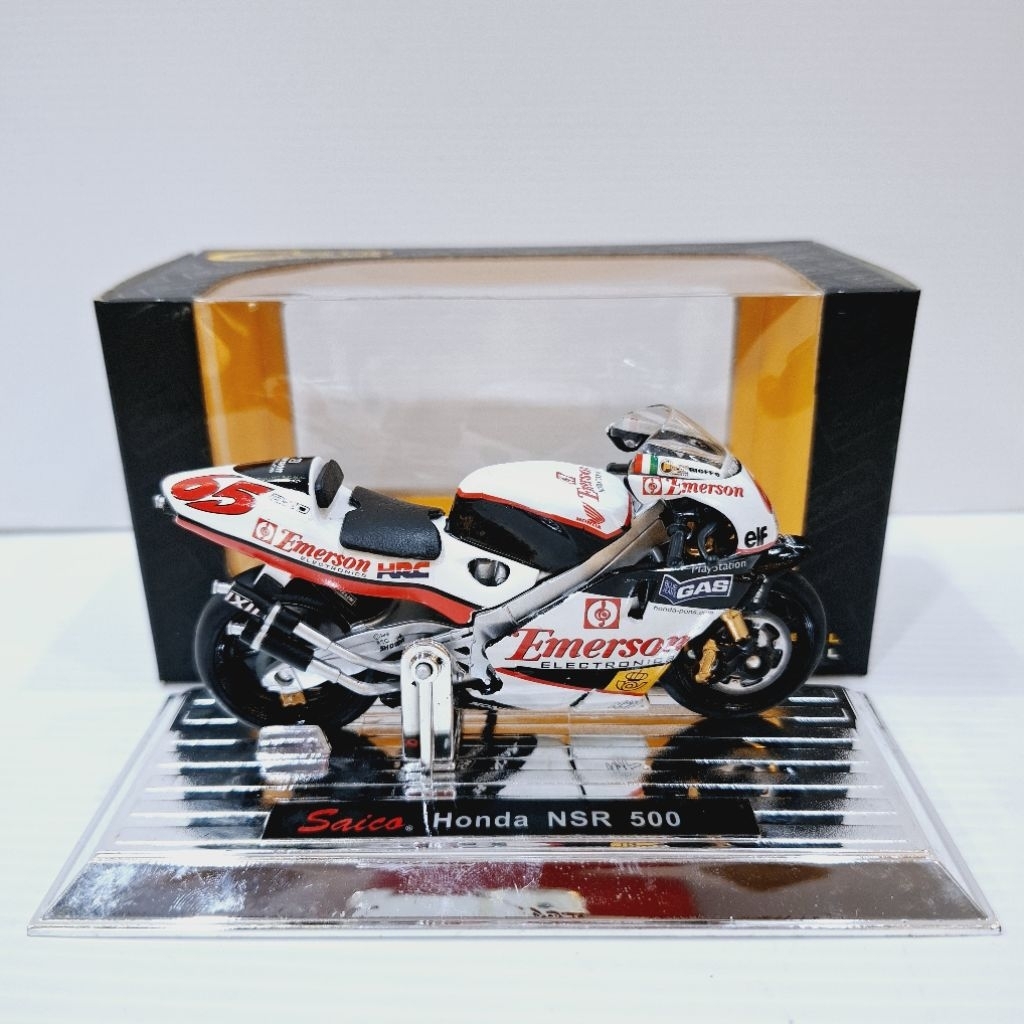 Saico Diecast Honda NSR 500 Loris Capirossi #65 Emerson Motogp