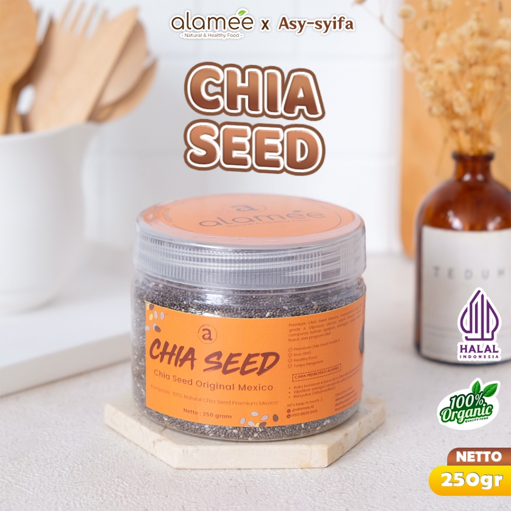 

Chia Cie Seed Seeds Untuk Premium Organik Biji Chiaseed Ukuran 250gr Black Seeds Organic Super Food