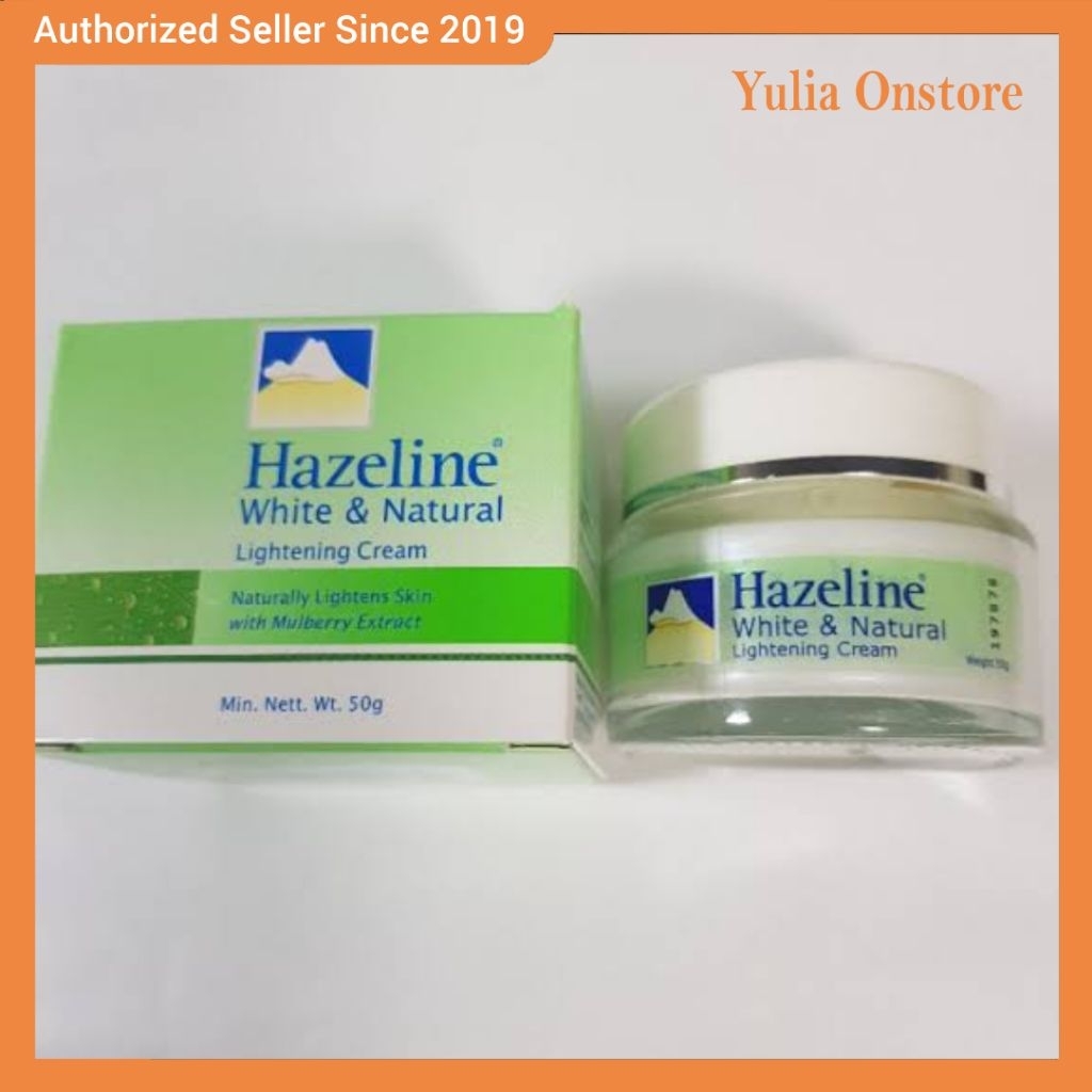 HAZELINE WHITE & NATURAL LIGHTENING CREAM | HAZELINE SNOW ORIGINAL MALAYSIA HIJAU | HASELINE ORI HIJ