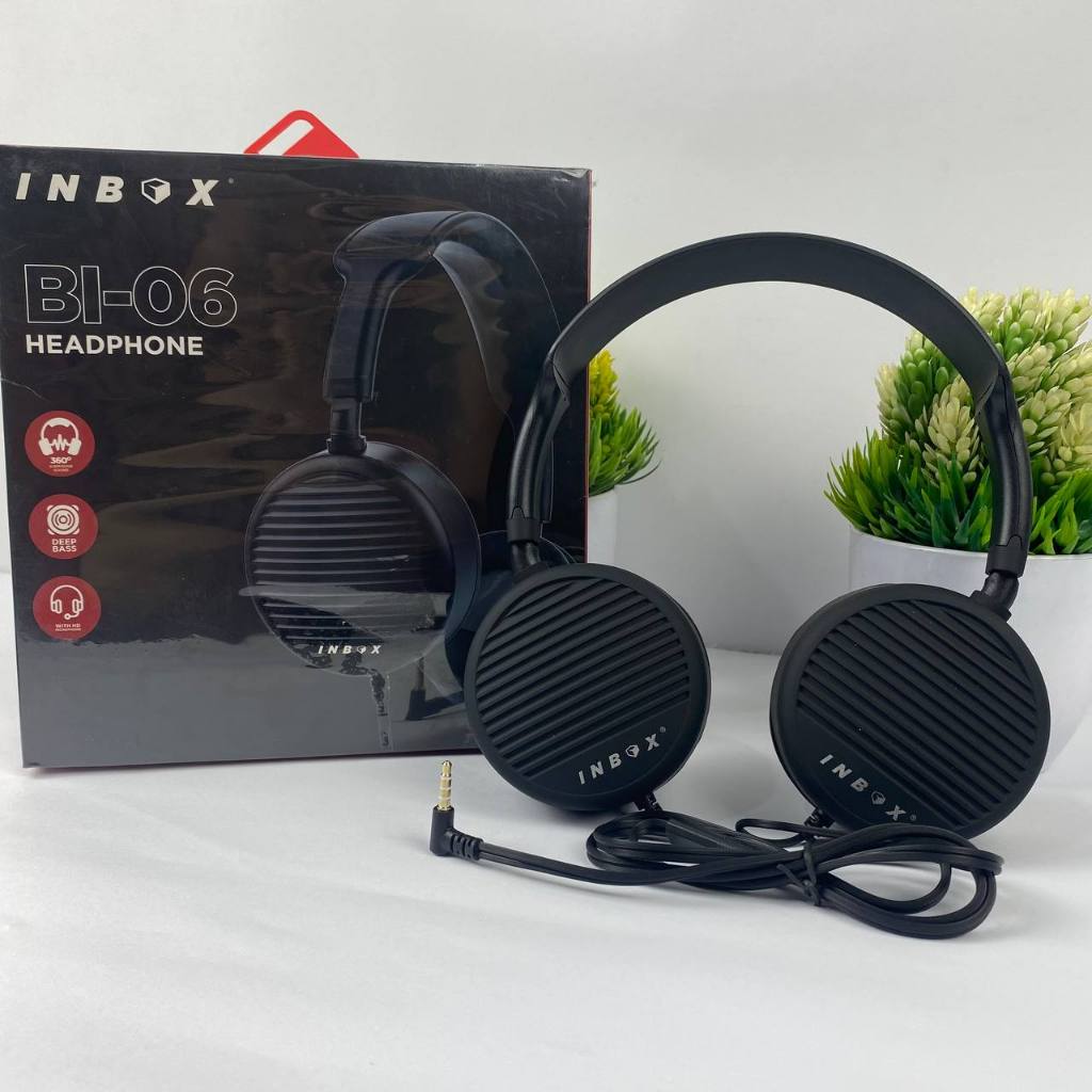 HEADPHONE INBOX BI-06 BASS STEREO | HEADPHONE KABEL HEADPHONE BANDO GAMING
